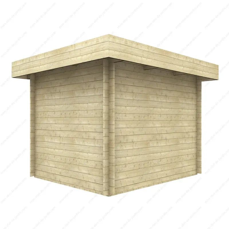 Abri en bois massif 7,5m² MODERNE - madriers 40mm Gardy Shelter Ma boutique