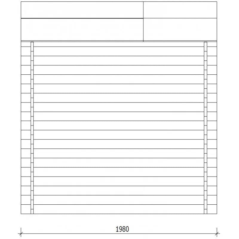 Abri en bois massif 6m² PRIMO 28mm traité teinté marron Gardy Shelter Ma boutique