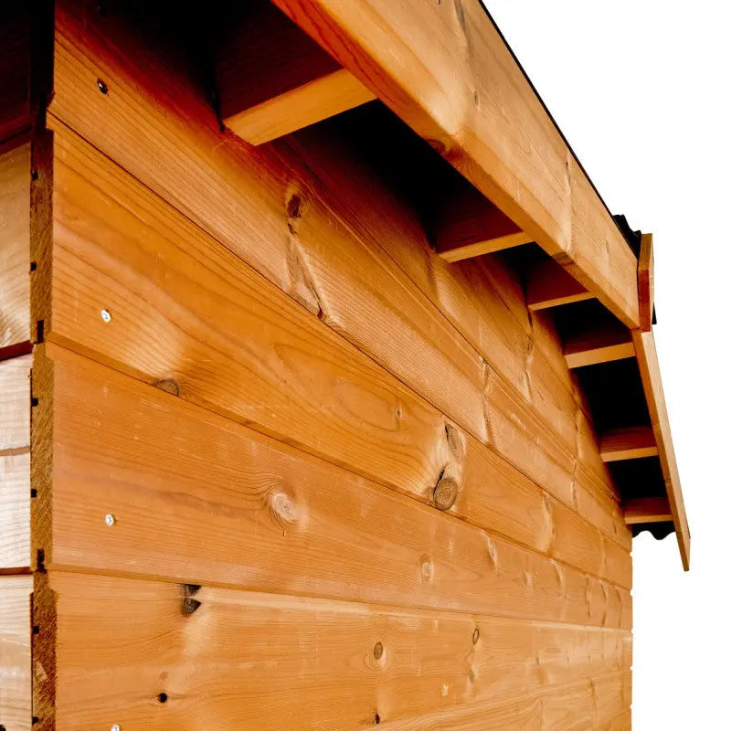 Abri en bois thermo traité Thiers 7,45m² et toiture Onduline HABRITA Ma boutique