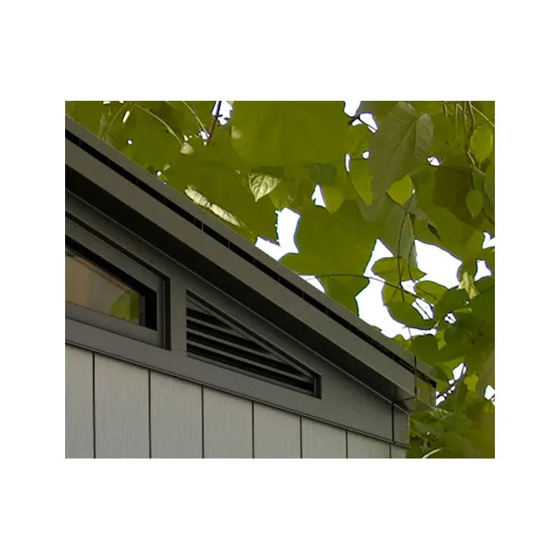 Abri en résine brossée monopente Brossium 4,7m² + plancher Keter Ma boutique