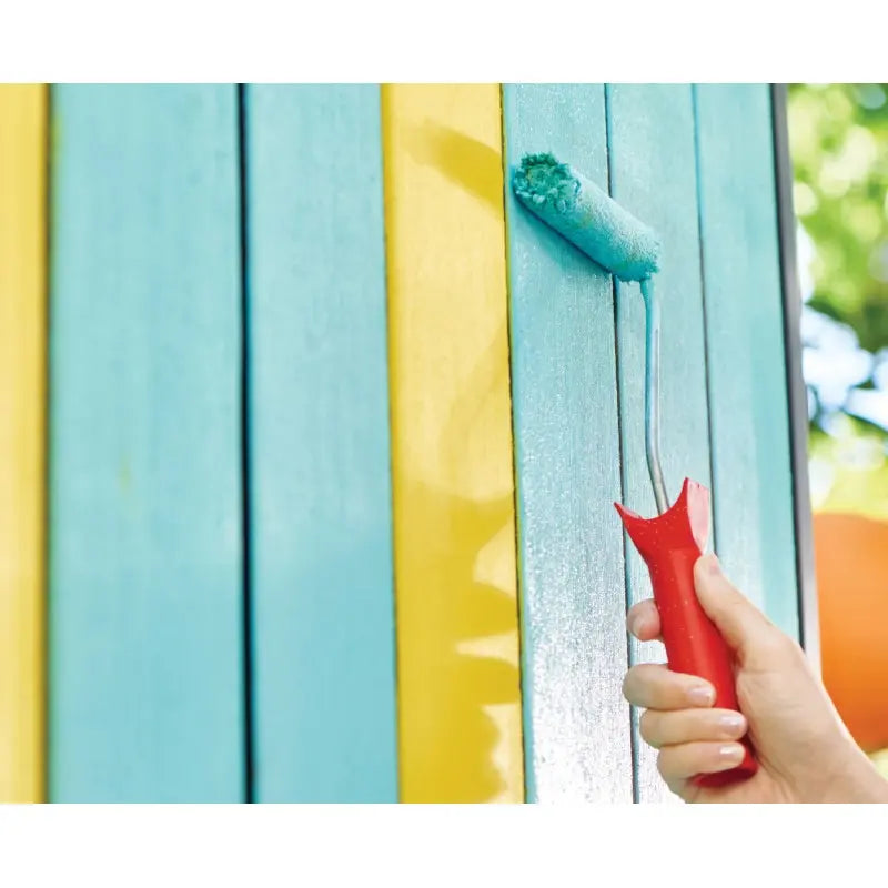 Abri en résine brossée monopente Brossium 4,7m² + plancher Keter Ma boutique