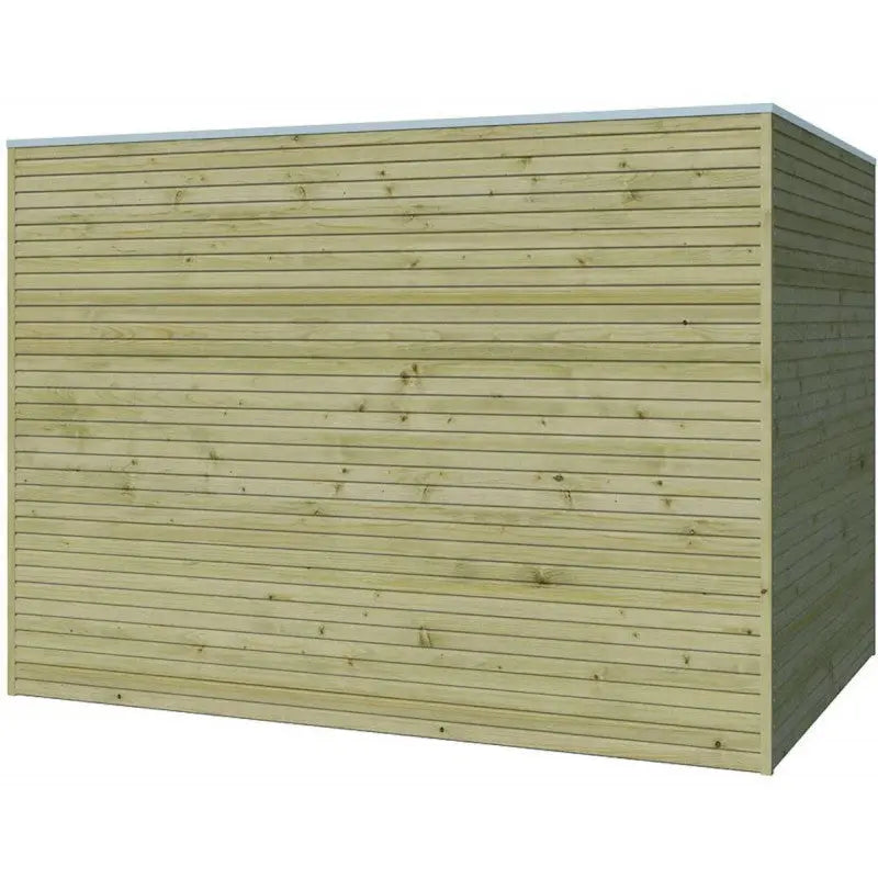 Abri Qube 6,3m² en bois traité autoclave 27mm avec porte simple battante + fenêtre  – Gardenas Ma boutique