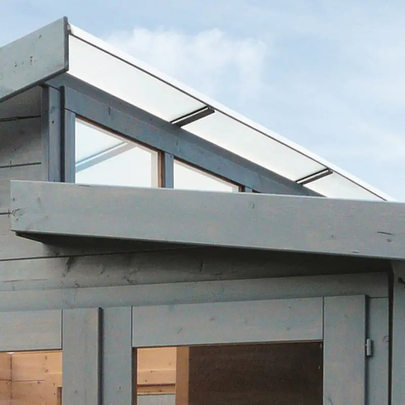 Abri serre en bois massif 28mm - 8,91m² toit gradin SOLID Ma boutique