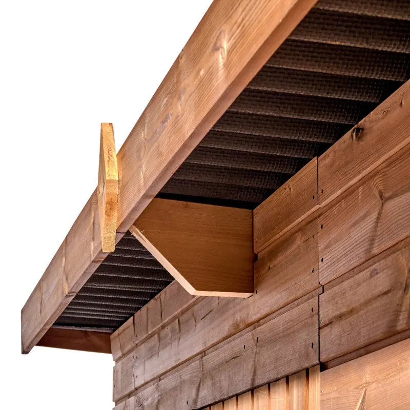 Abri Theora 6,78m² en bois thermo traité et toiture Onduline HABRITA Ma boutique