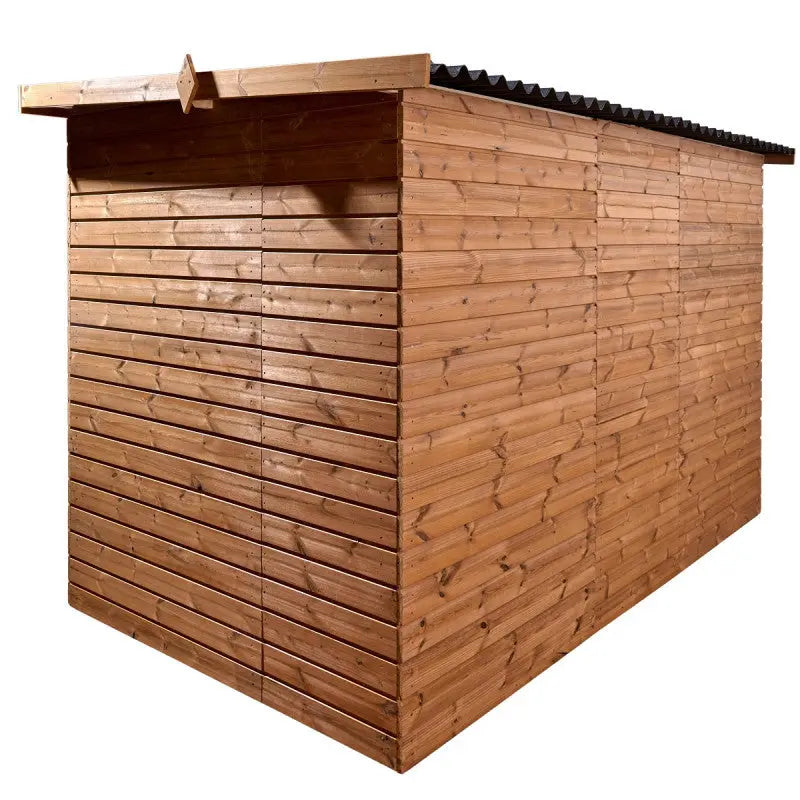 Abri Theora 6,78m² en bois thermo traité et toiture Onduline HABRITA Ma boutique