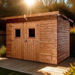 Abri Theora 6,78m² en bois thermo traité et toiture Onduline HABRITA Ma boutique