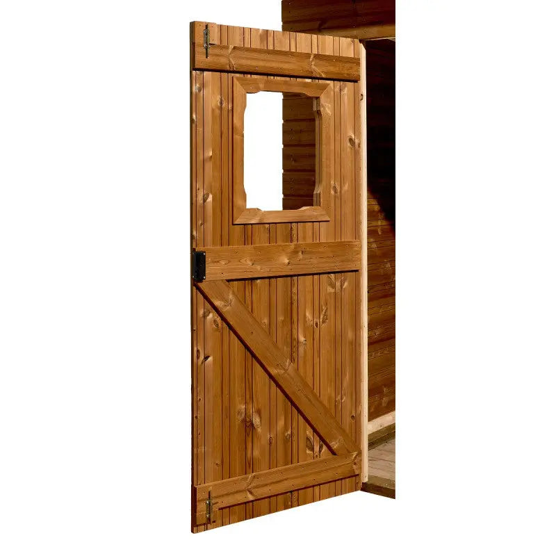 Abri Theora 7,33m² en bois thermo traité et toiture en acier HABRITA Ma boutique