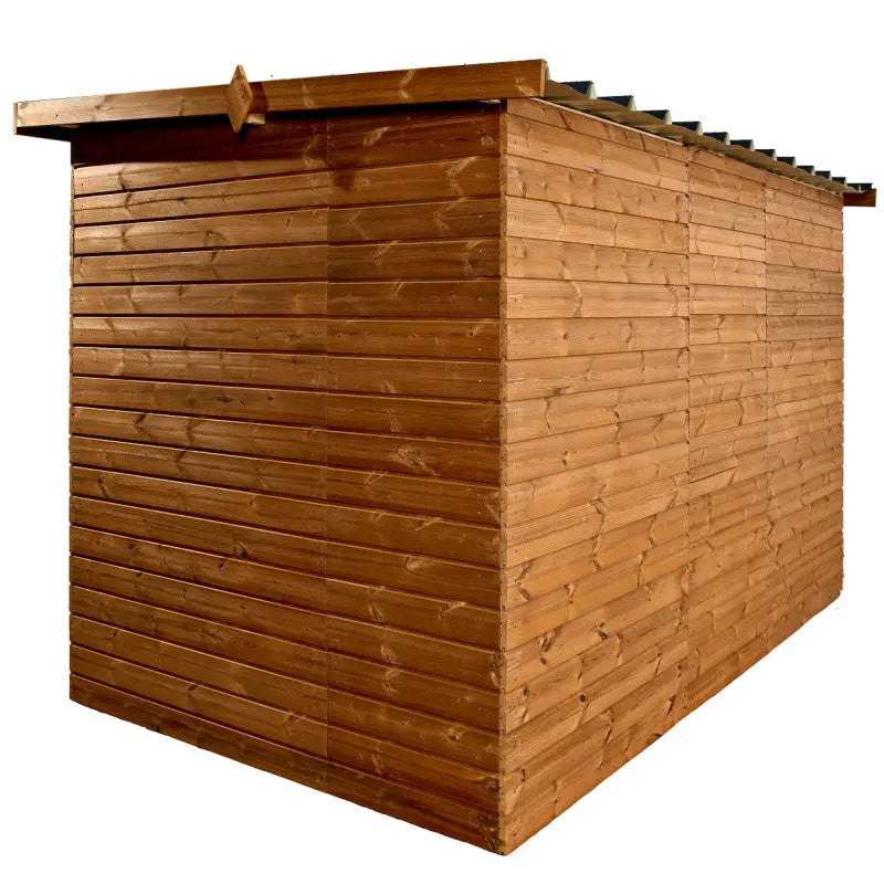 Abri Theora 7,33m² en bois thermo traité et toiture en acier HABRITA Ma boutique