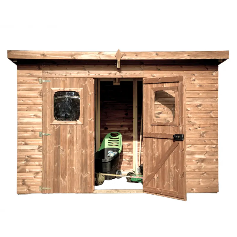 Abri de jardin Theora 7,33 m² – Bois thermo-traité & toiture Onduline – HABRITA Ma boutique