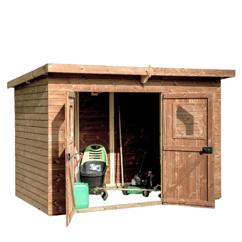 Abri de jardin Theora 7,33 m² – Bois thermo-traité & toiture Onduline – HABRITA Ma boutique