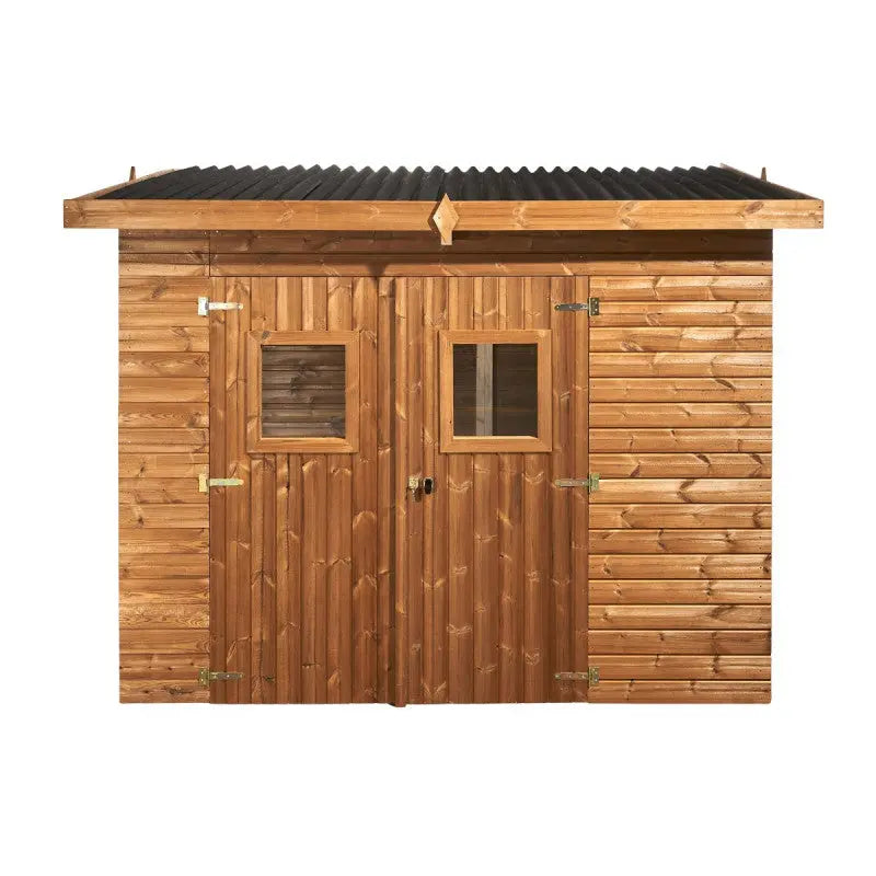 Abri de jardin Theora 7,33 m² – Bois thermo-traité & toiture Onduline – HABRITA Ma boutique