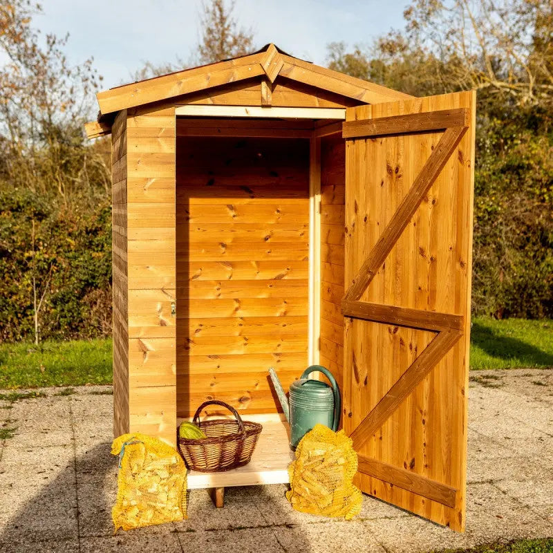 Abri Therma 1,96m² en bois thermo traité avec plancher - HABRITA Ma boutique