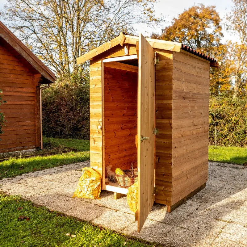 Abri Therma 1,96m² en bois thermo traité avec plancher - HABRITA Ma boutique