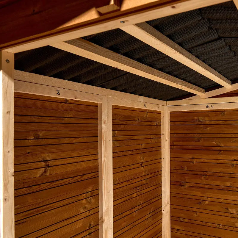 Abri Therma 3,24m² en bois thermo traité avec plancher - HABRITA Ma boutique