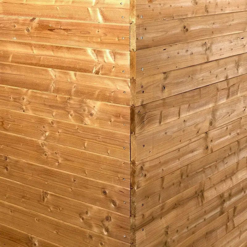 Abri Therma 7,04m² en bois thermo traité et toiture en acier HABRITA Ma boutique