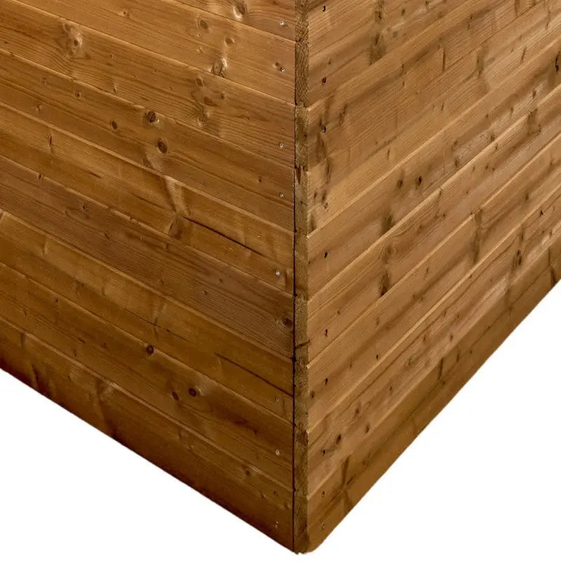 Abri Thermabri 15,14m² en bois thermo traité toiture en acier HABRITA Ma boutique