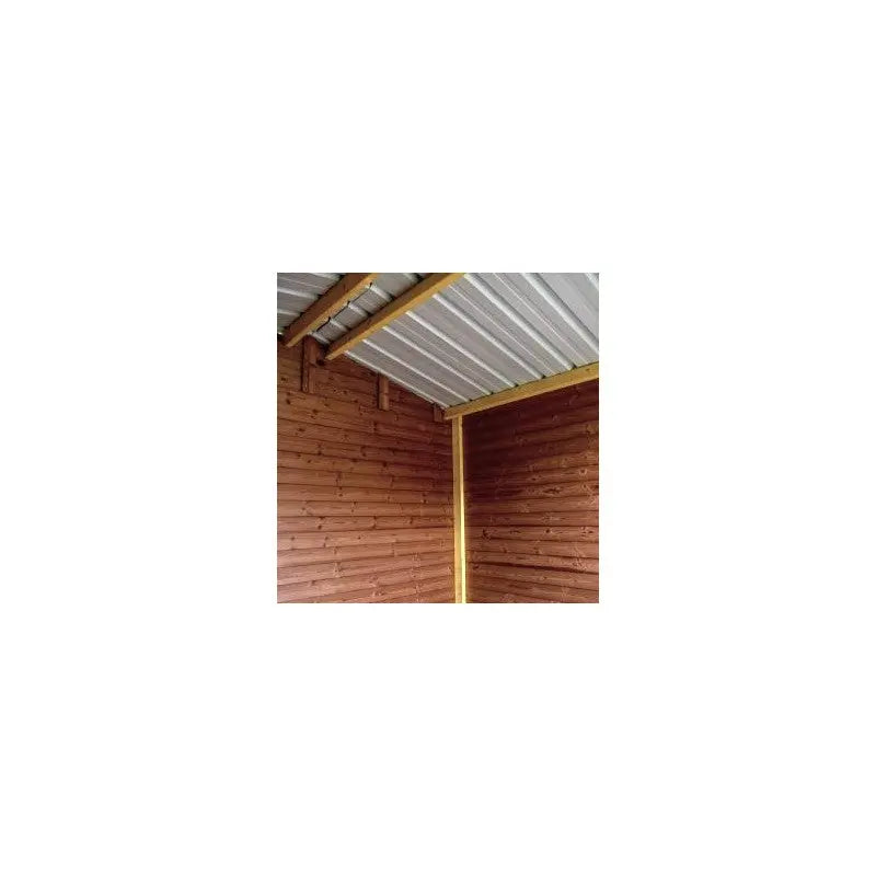 Abri Thermabri 24,30m² en bois thermo traité toiture en acier HABRITA Ma boutique