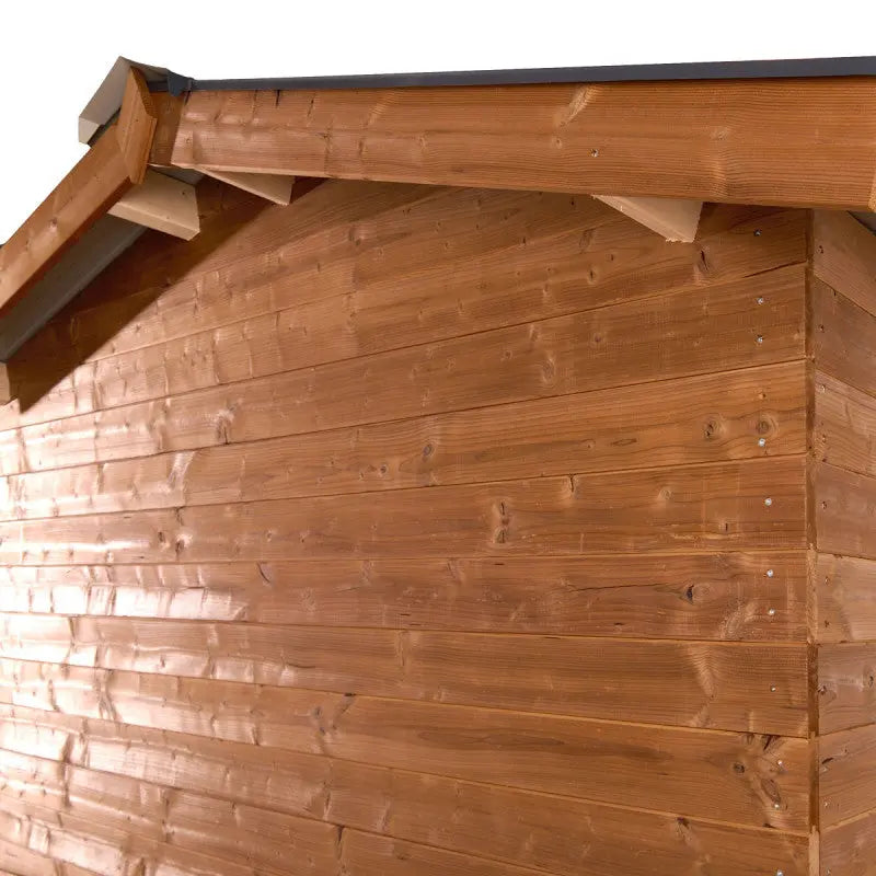 Abri Thermabri 7,62m² en bois thermo traité toiture en acier HABRITA Ma boutique