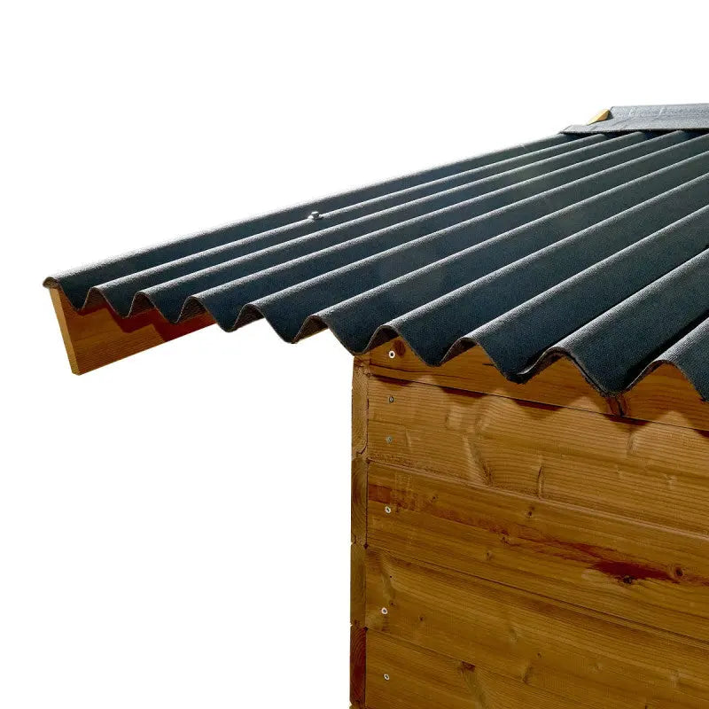 Abri Thermabri 7,45m² en bois thermo traité toiture Onduline HABRITA Ma boutique