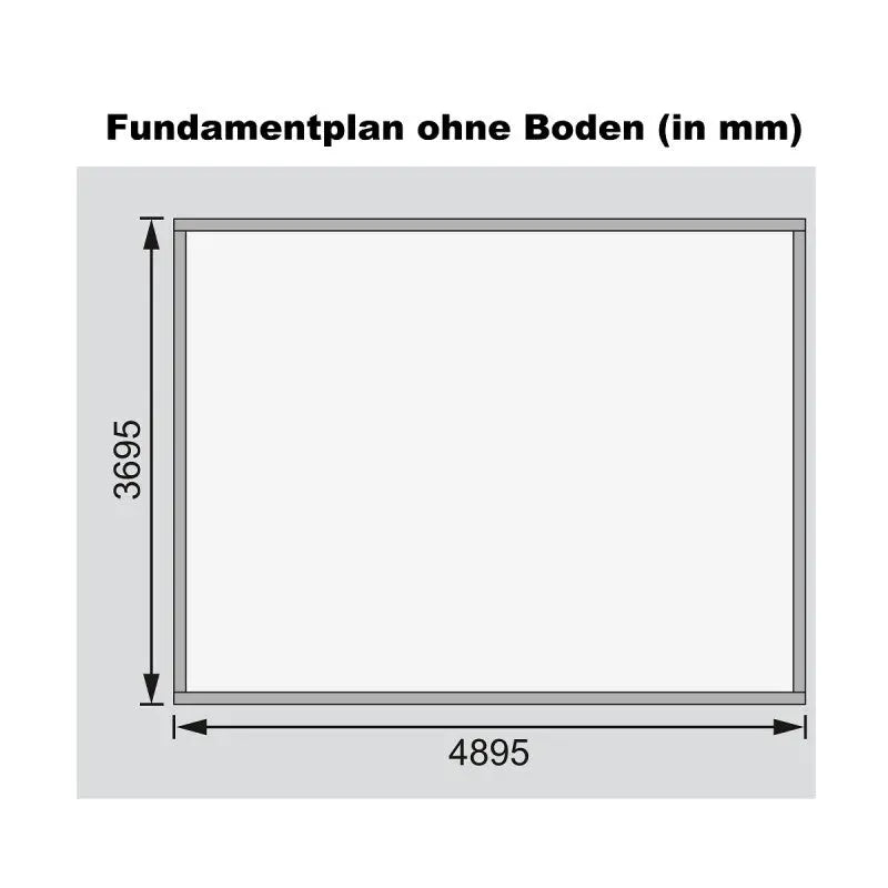 Abri toit plat 13,60m² bois massif 40mm Northeim 5 – Karibu Ma boutique