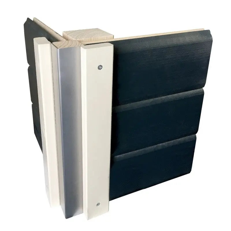 Abri toit plat 18,78m² bois massif gris terre 40mm Radeburg 5 – Karibu Ma boutique