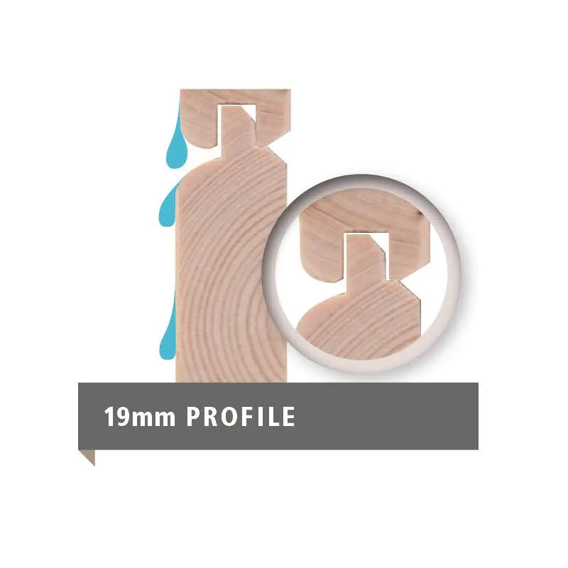 Abri toit plat 4,62m² Goldendorf 3 + auvent en bois vitrifié gris 19mm - Karibu Ma boutique