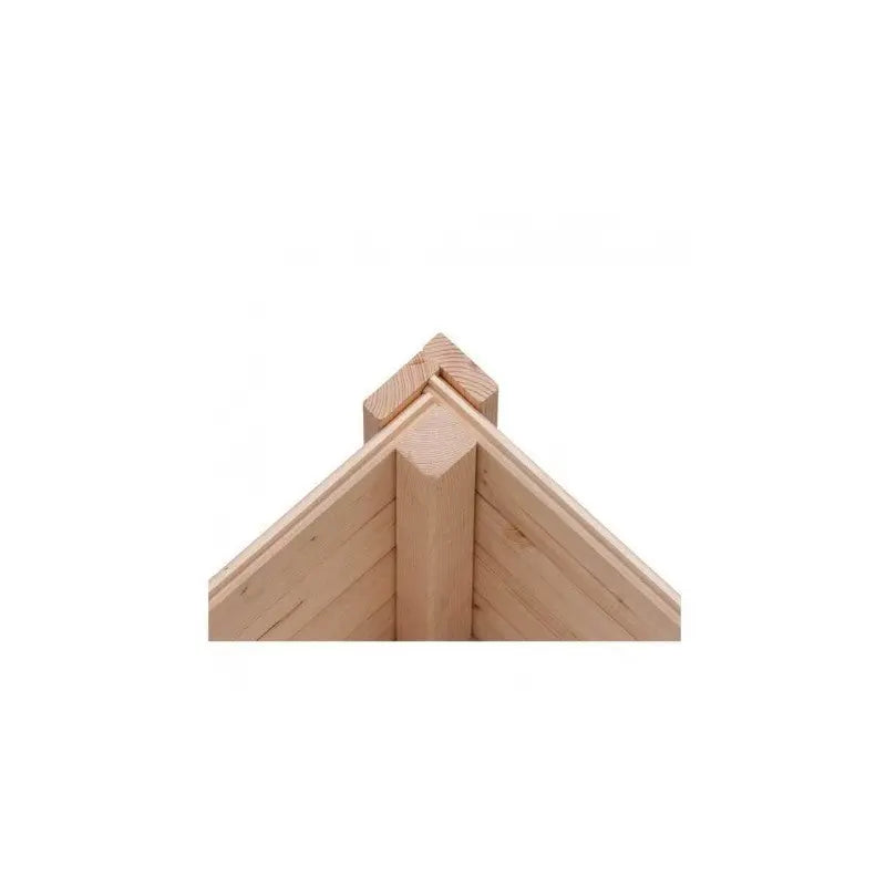 Abri toit plat en bois massif 19mm 4.62m² Glücksburg 3 - Karibu Ma boutique