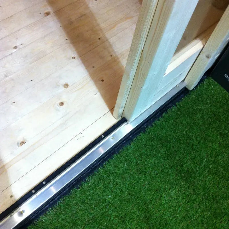 Abri toit plat en bois massif 19mm Qubic 6,05m² - Karibu Ma boutique