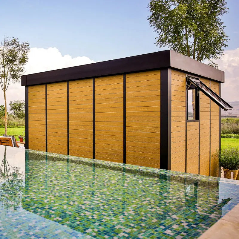 Studio de jardin en aluminium et bois composite 10,1m² - isolation triple paroi Copenhagen – Canopia by Palram Ma boutique