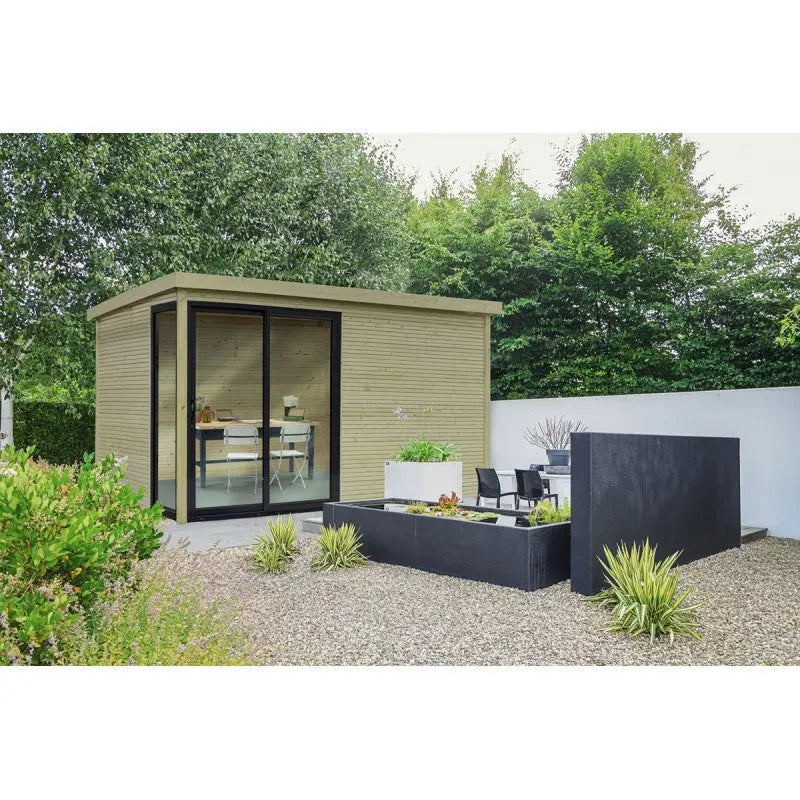 Bureau de jardin Faro 12,25m² en bois traité 28mm - SOLID Ma boutique