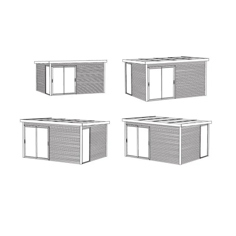 Bureau de jardin Faro 12,25m² en bois traité 28mm - SOLID Ma boutique