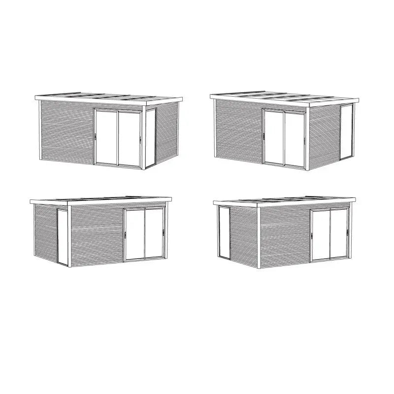 Bureau de jardin Faro 12,25m² en bois traité 28mm - SOLID Ma boutique