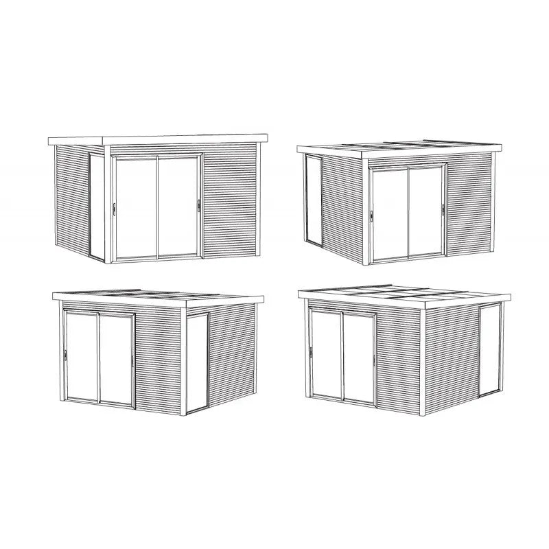 Bureau de jardin Seda 9,22m² en bois traité 28mm - SOLID Ma boutique