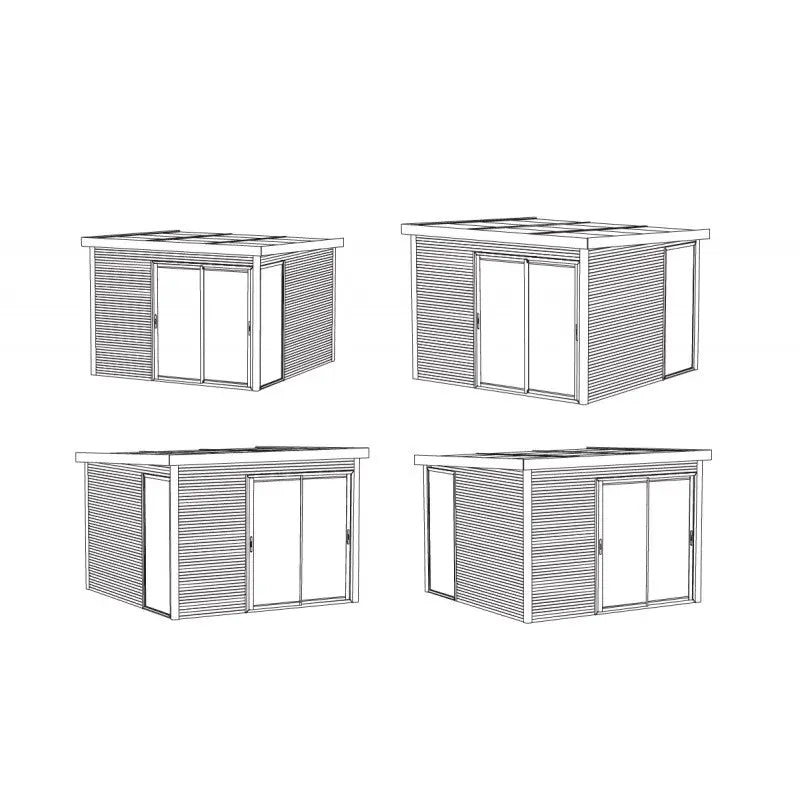 Bureau de jardin Seda 9,22m² en bois traité 28mm - SOLID Ma boutique