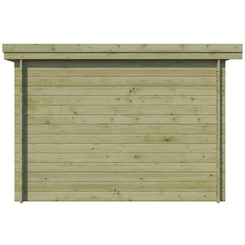 Chalet moderne Oregon 16,4m² en bois traité 28mm avec porte double vitrée+fenêtre - Gardenas Ma boutique