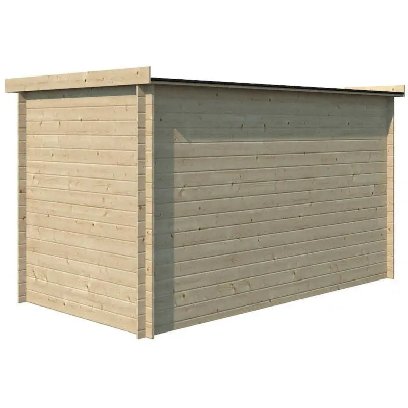 Chalet moderne Nyborg 6,36m² en bois massif 19mm avec porte double vitrée - Gardenas Ma boutique