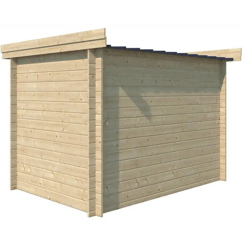 Chalet moderne Oregon 6,86m² en bois massif 28mm avec porte double vitrée - Gardenas Ma boutique