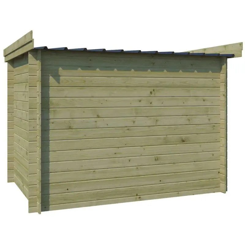 Chalet moderne Oregon 6,86m² en bois traité 28mm avec porte double vitrée - Gardenas Ma boutique