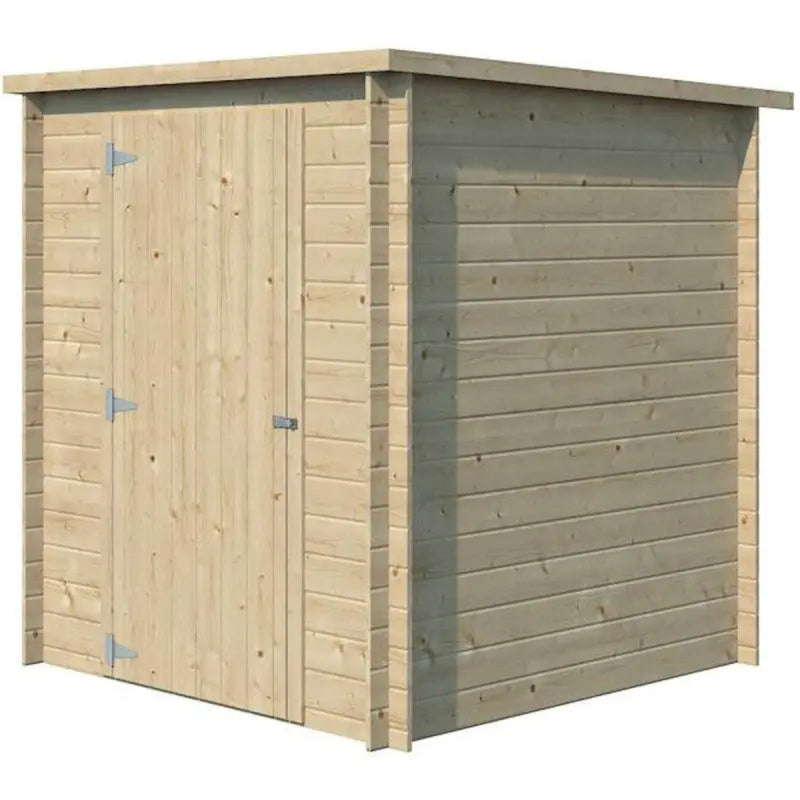 Chalet moderne Svendborg 3,23m² en bois massif 19mm avec porte simple - Gardenas Ma boutique