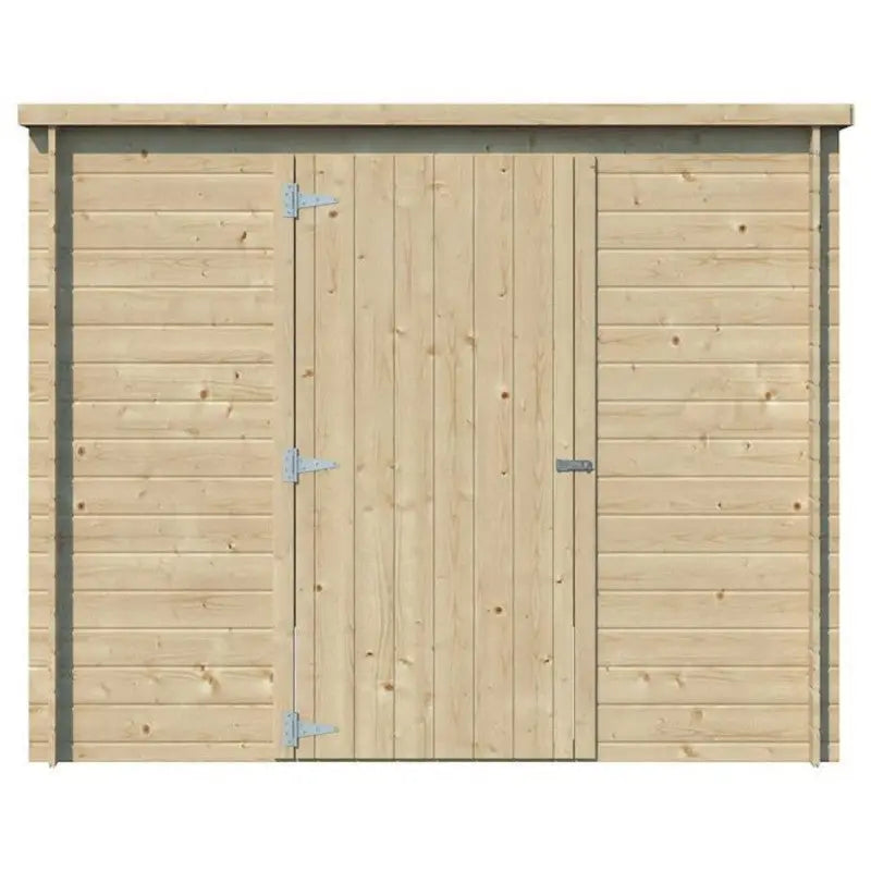 Chalet moderne Svendborg 5,81m² en bois massif 19mm avec porte simple - Gardenas Ma boutique