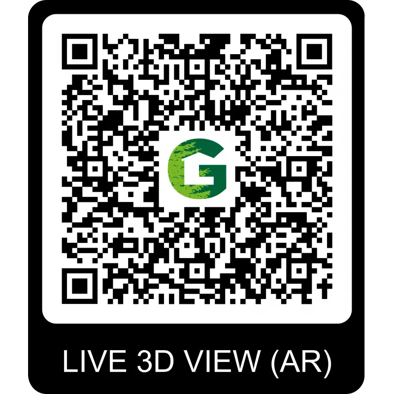 Chalet moderne Umea 8,5m² en bois massif 19mm avec porte double vitrée - Gardenas Ma boutique