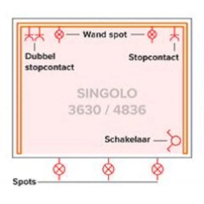 Kit électricité pour auvent Singolo 3630+4836 - Telluria Ma boutique