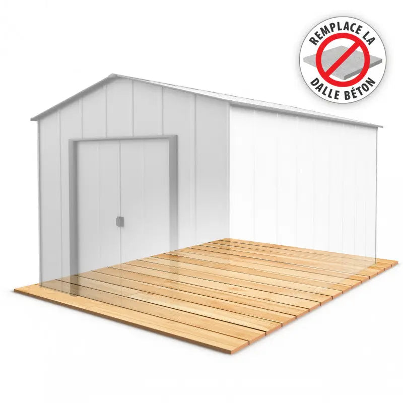 Kit fondation en bois traité autoclave 20m² pour pose d'abri de jardin - Gardy Shelter Ma boutique