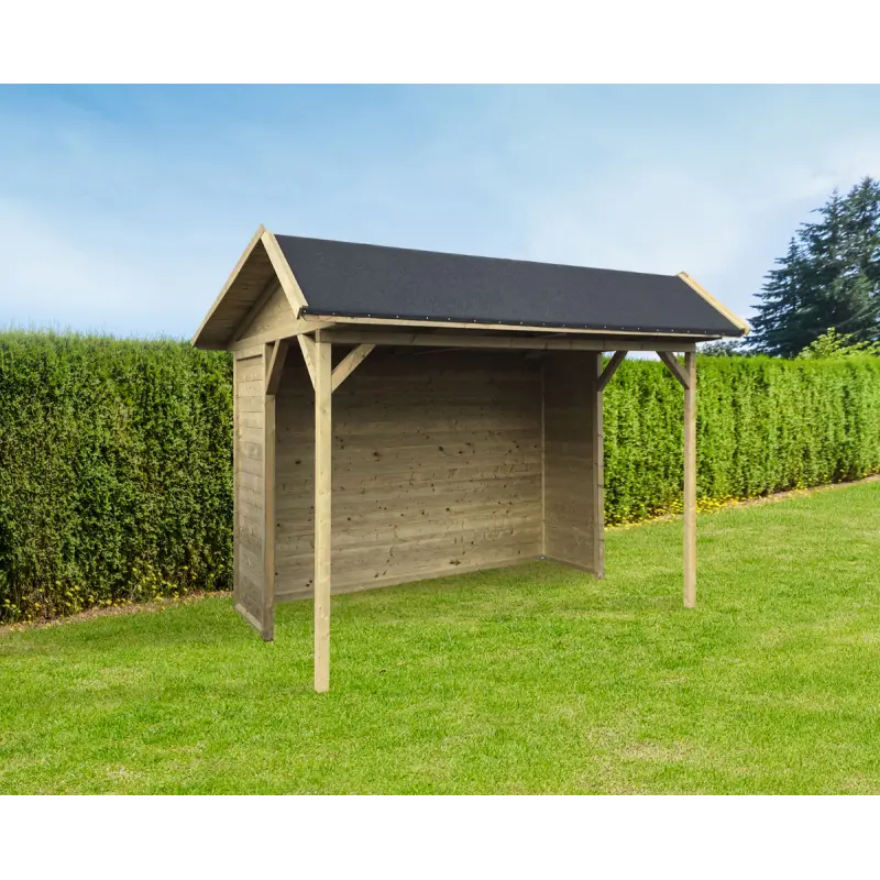 Pavillon de jardin Ronsburg 6m² en bois traité autoclave avec panneaux pré-montés - SOLID Ma boutique