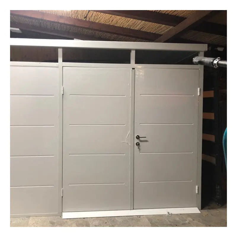 Porte double en remplacement de la porte simple structure blanche - Everbox Ma boutique