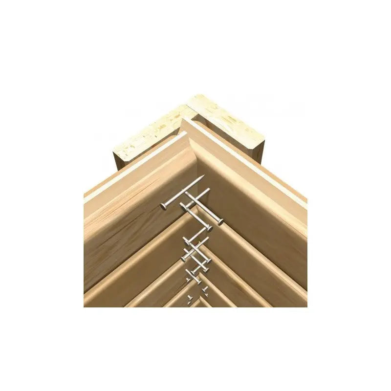 Remise adossée Juist 2 en bois certifié 3,28m² - Karibu Ma boutique