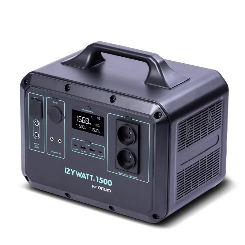 Station d'énergie portative Izywatt 1500 LFP - ORIUM Ma boutique