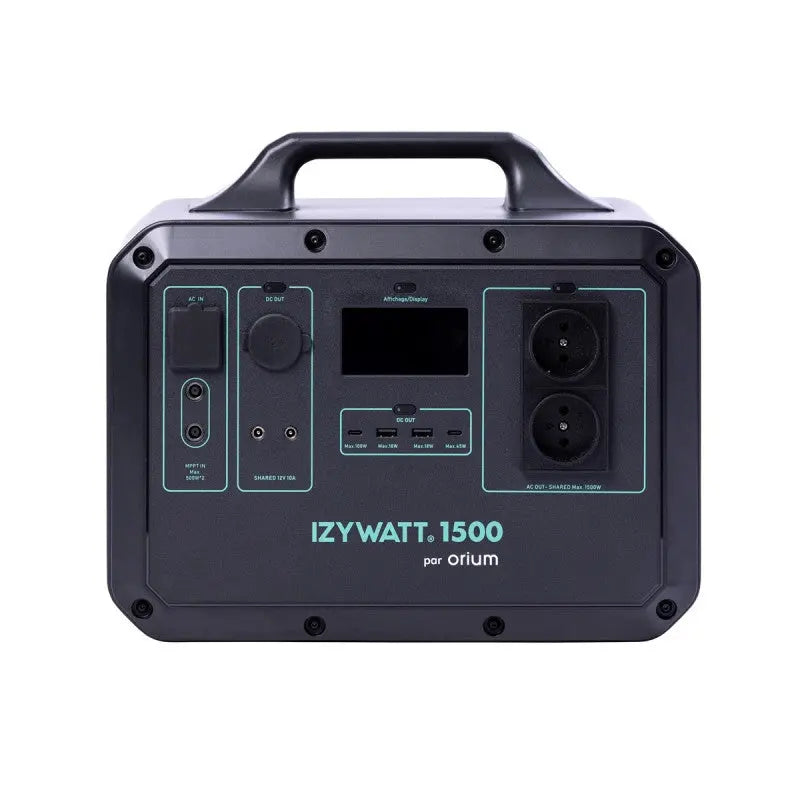 Station d'énergie portative Izywatt 1500 LFP - ORIUM Ma boutique