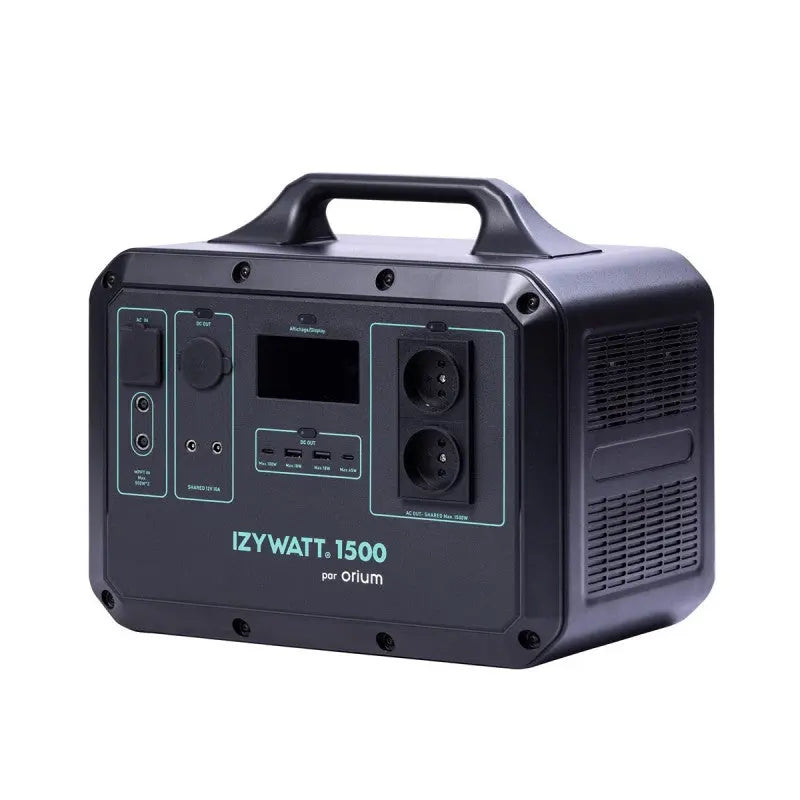 Station d'énergie portative Izywatt 1500 LFP - ORIUM Ma boutique