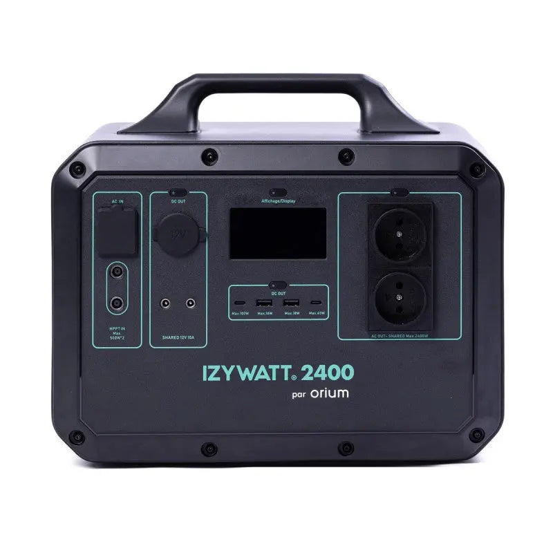 Station d'énergie portative Izywatt 2400 LFP - ORIUM Ma boutique